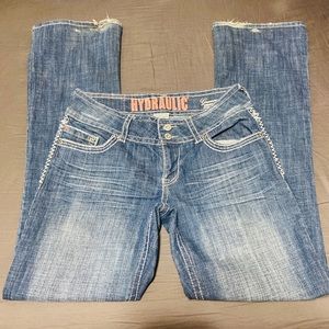 Hydraulic Flare Jeans